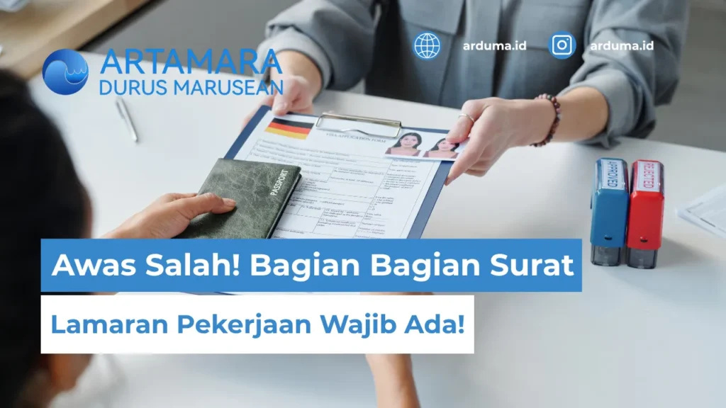 bagian bagian surat lamaran pekerjaan